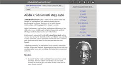 Desktop Screenshot of jiddukrishnamurti.net